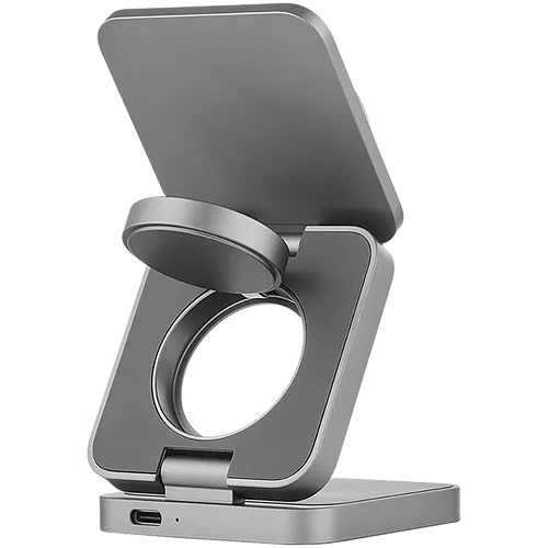 Беспроводное зарядное устройство uBear Balance Ultra, 3-в-1, с поддержкой MagSafe, Qi2