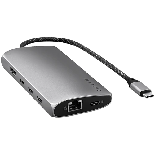 Адаптер Satechi USB-C Multiport Adapter 8K With Ethernet V3, Space Grey