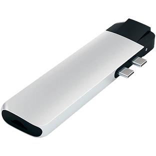 Хаб-адаптер Satechi Type-C Pro Hub Adapter with Ethernet, Silver