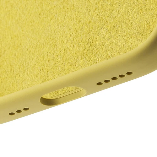 Чехол защитный uBear Touch Mag Case для iPhone 17, MagSafe совместимый, силикон, софт-тач, светло-желтый