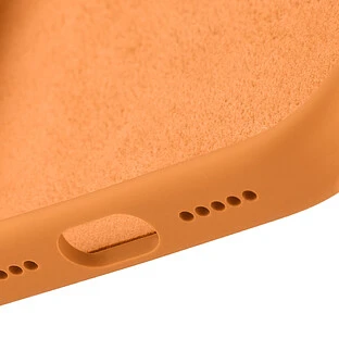 Чехол защитный uBear Touch Mag Case для iPhone 17 Pro, MagSafe совместимый, силикон, софт-тач, оранжевый