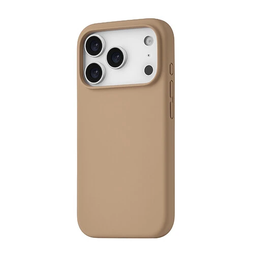 Чехол защитный uBear Touch Mag Case для iPhone 17 Pro, MagSafe совместимый, силикон, софт-тач, латте