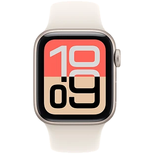 Apple Watch SE 3, GPS, 40mm, Starlight Aluminium Case with Starlight Sport Band - M/L