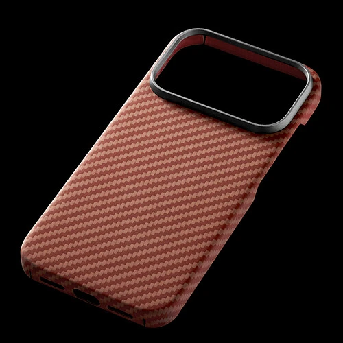 Чехол защитный uBear Supreme Case для iPhone 17 Pro, ультратонкий, материал Кевлар, MagSafe совместимый, оранжевый