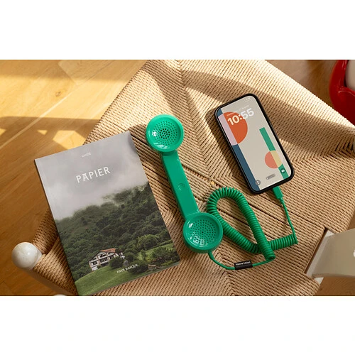 NATIVE UNION POP PHONE, телефонная трубка USB-C, цвет: зелёный