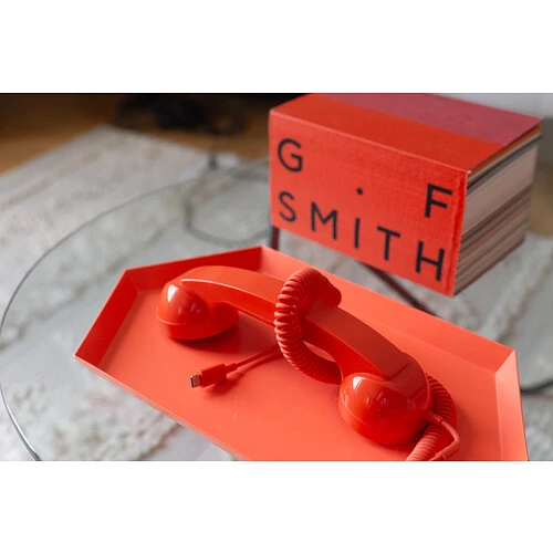 NATIVE UNION POP PHONE, телефонная трубка USB-C, цвет: ярко-красный