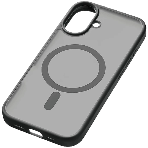 Чехол защитный uBear Cloud Mag Case iPhone 16, силк-тач, черный