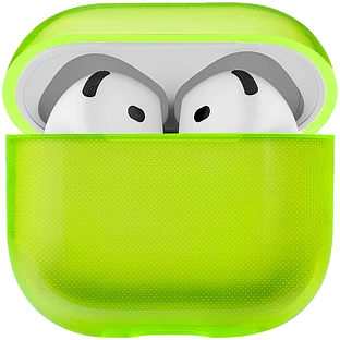 Чехол защитный uBear Tone для Airpods 4, TPU, лайм