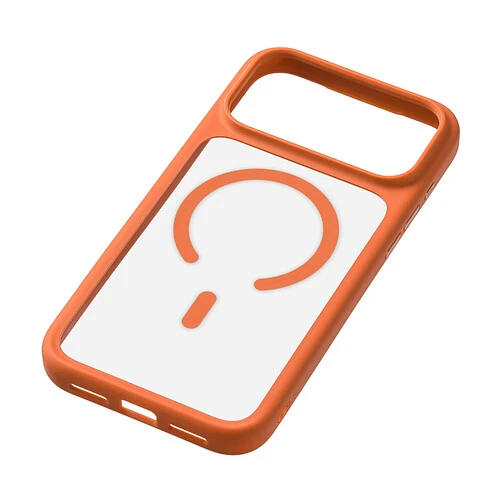 Чехол защитный uBear Shade Case для iPhone 17 Pro Max, MagSafe совместимый, усиленный, силк-тач, оранжевый