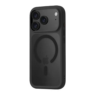 Чехол защитный uBear Shade Case для iPhone 17 Pro, MagSafe совместимый, усиленный, силк-тач, черный