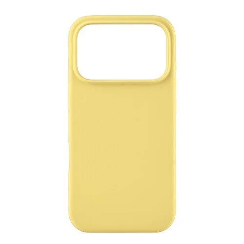 Чехол защитный uBear Touch Mag Case для iPhone 17 Pro, MagSafe совместимый, силикон, софт-тач, светло-желтый