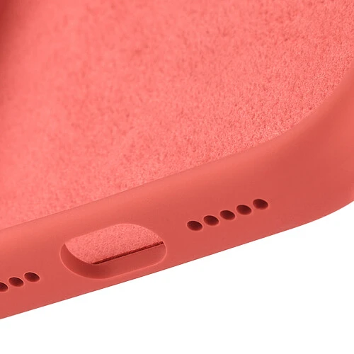 Чехол защитный uBear Touch Mag Case для iPhone 17 Pro, MagSafe совместимый, силикон, софт-тач, коралловый