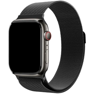 Ремешок uBear Spark для Apple Watch M/L (42, 44, 45, 49 мм), стальной, черный