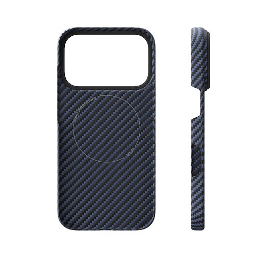 Чехол защитный VLP Kevlar Case с MagSafe для iPhone 17 Pro, синий