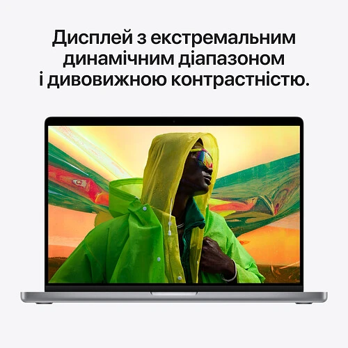 Macbook Pro 16", M1 Pro (10C CPU/16C GPU), 16GB, 512GB, Серый космос
