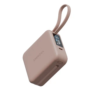 Аккумулятор внешний Energea MagPac MINI Plus, 10000 mAh Magnetic wireless 15W + С 20W +2 C cables and Display Pink