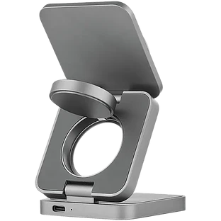 Беспроводное зарядное устройство uBear Balance Ultra, 3-в-1, с поддержкой MagSafe, Qi2