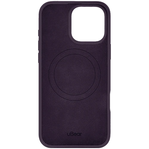 Чехол защитный uBear Touch Mag Case iPhone 16 Pro Max, софт-тач, темно-фиолетов