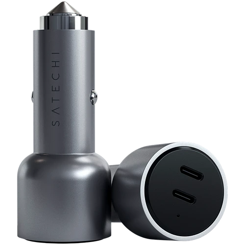Автомобильное зарядное устройство Satechi 40W Dual USB-C PD Car Charger