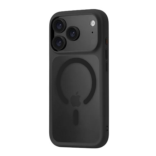 Чехол защитный uBear Shade Case для iPhone 17 Pro, MagSafe совместимый, усиленный, силк-тач, черный