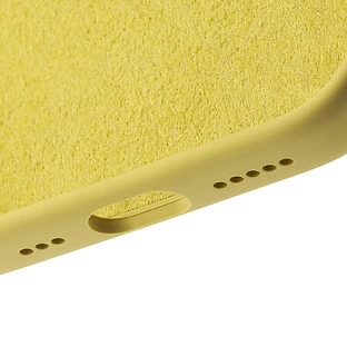 Чехол защитный uBear Touch Mag Case для iPhone 17, MagSafe совместимый, силикон, софт-тач, светло-желтый