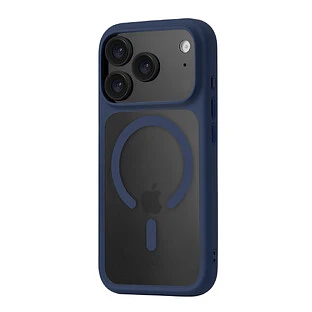 Чехол защитный uBear Shade Case для iPhone 17 Pro, MagSafe совместимый, усиленный, силк-тач, синий