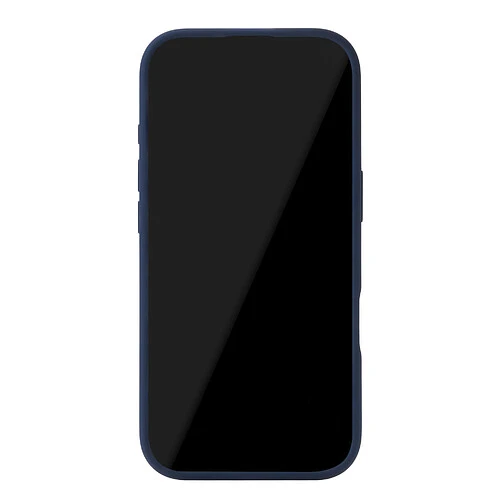 Чехол защитный uBear Touch Mag Case для iPhone 17, MagSafe совместимый, силикон, софт-тач, темно-синий