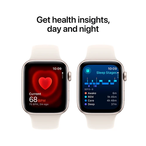 Apple Watch SE 2 (2023) GPS 40mm Starlight Aluminum Case with Starlight Sport Band - M/L