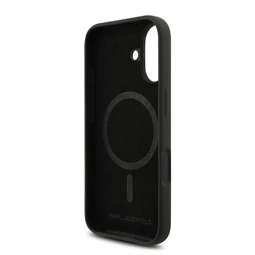 Чехол KARL LAGERFELD для iPhone 17 Liquid Silicone NFT Karl & Choupette Hard Black (MagSafe)