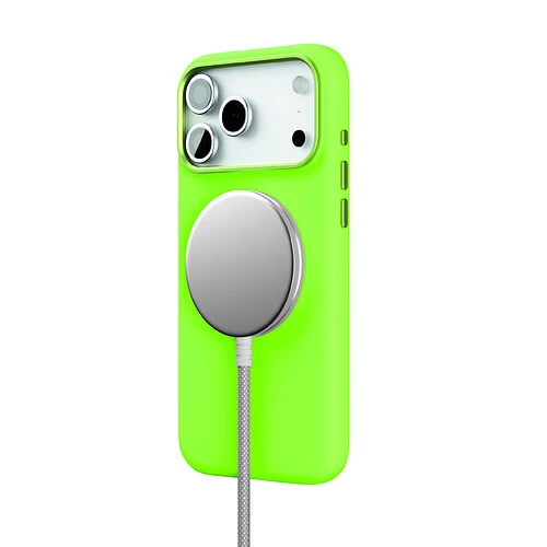 Чехол защитный VLP Aster Pro Case с MagSafe для iPhone 17 Pro Max, лайм