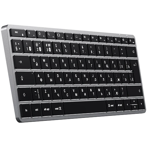 Беспроводная клавиатура Satechi Slim X1 Bluetooth Keyboard-RU. Раскладка - Русская. Цве