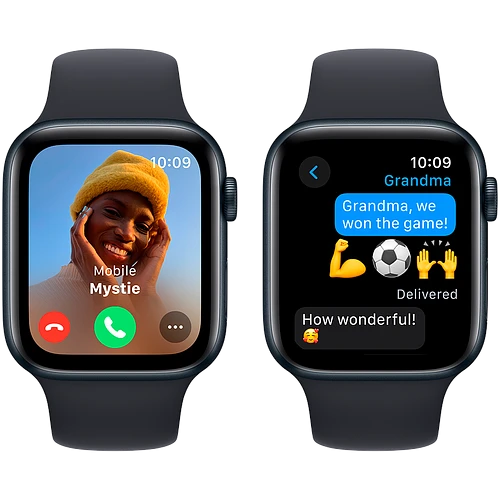 Apple Watch SE 2 (2023) GPS 44mm Midnight Aluminum Case with Midnight Sport Band - S/M