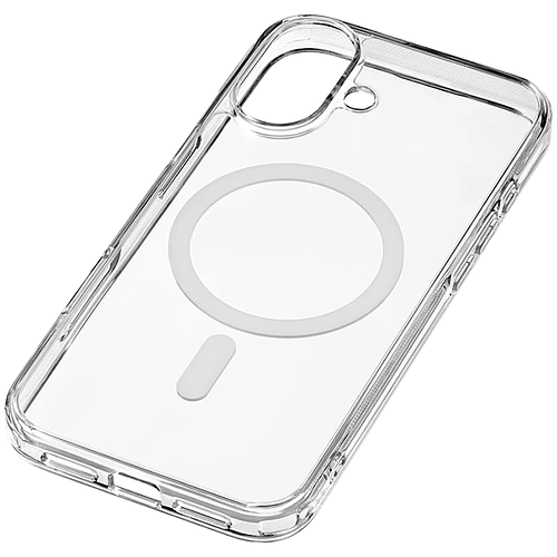 Чехол защитный uBear Real Mag Case для iPhone 16, усиленный, прозрачный
