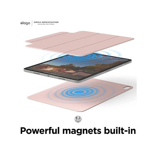 Чехол Elago для iPad 10.9 (2022 10th)/11 (2025 11th) Magnetic Folio Sand Pink