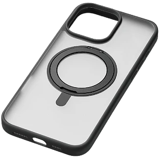 Чехол защитный uBear Сlip 360 Mag Case iPhone 16 Pro Max  силк-тач  черный