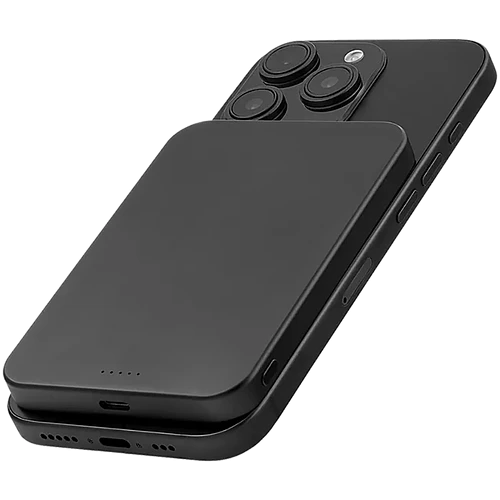 Внешний аккумулятор uBear Slide Power bank 5000mAh, PD20W, Qi2, черный