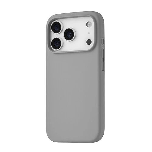 Чехол защитный uBear Touch Mag Case для iPhone 17 Pro, MagSafe совместимый, силикон, софт-тач, светло-серый