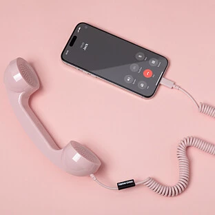 NATIVE UNION POP PHONE, телефонная трубка USB-C, цвет: розовый