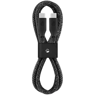 Зарядный кабель uBear Trend, USB-C|USB-С, 60Вт, 1,2м, Черный