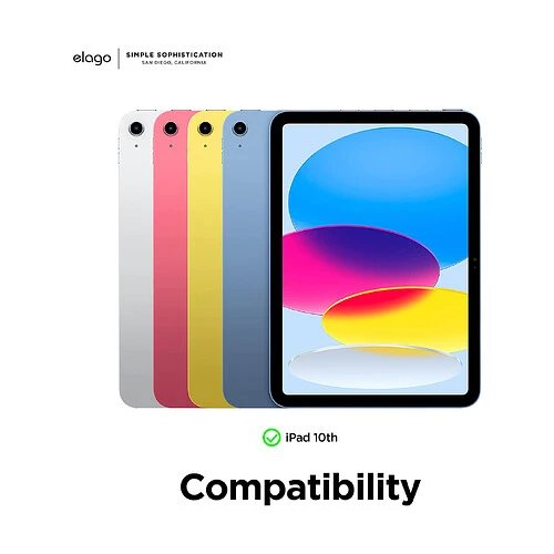 Чехол Elago для iPad 10.9 (2022 10th)/11 (2025 11th) Magnetic Folio Dark Grey