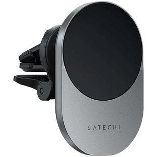 Автомобильное беспроводное зарядное устройство Satechi Qi2 Wireless Car Charger 15W. Цвет: серый