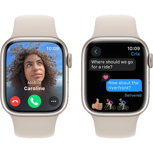 Apple Watch SE 2 (2024) GPS 40mm Starlight Aluminium Case with Starlight Sport Band - M/L