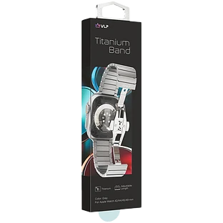 Ремешок VLP Titanium Band для Apple Watch 42/44/45/49, серый