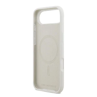 Чехол KARL LAGERFELD для iPhone Air Liquid Silicone Sketch Karl & Choupette Hard White (MagSafe)