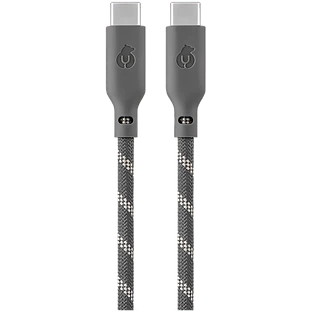 Кабель зарядный uBear Trend Cable USB-C/USB-C 1.2м, 60W, Серо-бежевый