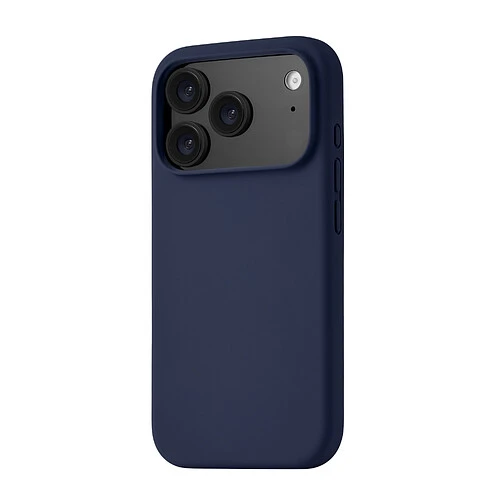 Чехол защитный uBear Touch Mag Case для iPhone 17 Pro, MagSafe совместимый, силикон, софт-тач, темно-синий