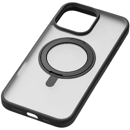 Чехол защитный uBear Сlip 360 Mag Case iPhone 16 Pro Max  силк-тач  черный