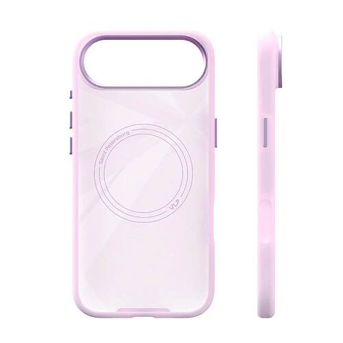 Чехол защитный VLP Aster Pro Case с MagSafe для iPhone Air, розовый