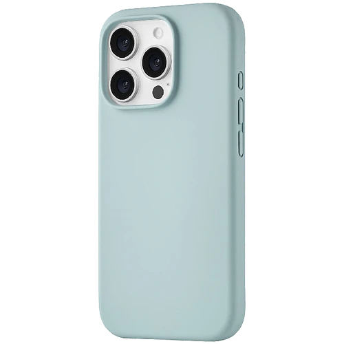 Чехол защитный uBear Touch Mag Case, iPhone 16 Pro, софт-тач, холодная мята