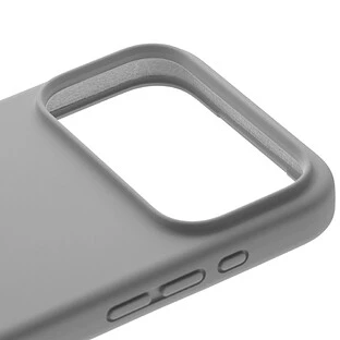 Чехол защитный uBear Touch Mag Case для iPhone 17 Pro Max, MagSafe совместимый, силикон, софт-тач, светло-серый